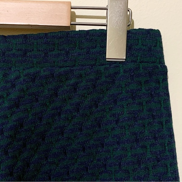 {JACQUARD KNIT PANTS} brand: Zara, size: M, colour: blue/green - Picture 7 of 7